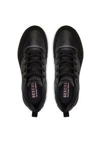 skechers - Skechers Sneakersy Subtle Spots 155616/BBK Czarny. Kolor: czarny. Materiał: skóra