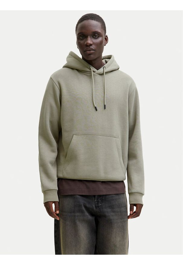 Jack & Jones Bluza Bradley 12249340 Zielony Regular Fit. Kolor: zielony. Materiał: bawełna