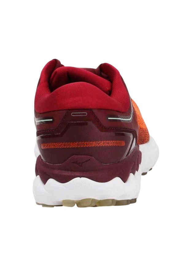 Mizuno - Trampki Męskie Wave Skyrise. Kolor: pomarańczowy, wielokolorowy, żółty. Model: Mizuno Wave. Sport: turystyka piesza