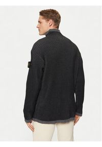 Stone Island Sweter 8115516C1 Szary Regular Fit. Kolor: szary. Materiał: wełna #4