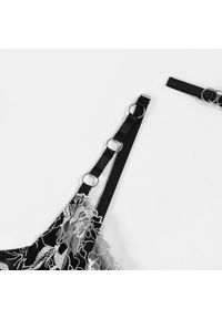 Intica - Komplet bielizny z wycięciami na romantyczne wieczory Violetta. Kolor: czarny. Materiał: materiał #6