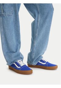 Vans Tenisówki Old Skool VN000D7ZFRX1 Niebieski. Kolor: niebieski. Materiał: zamsz, skóra #5