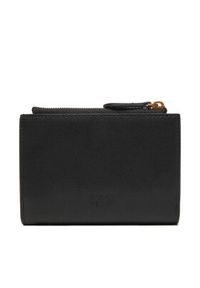 Pinko Duży Portfel Damski Compact Wallet . AI 24-25 PCPL 103612 A0F1 Czarny. Kolor: czarny. Materiał: skóra