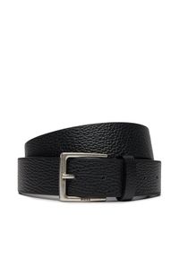 BOSS - Boss Pasek Męski Rummi-Gr Sz35 50512758 Czarny. Kolor: czarny. Materiał: skóra