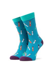 Skarpety wysokie unisex Dots Socks. Kolor: niebieski #1