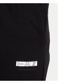 EA7 Emporio Armani Dres 7M002424 AF13512 MC001 Czarny Slim Fit. Kolor: czarny. Materiał: bawełna #6