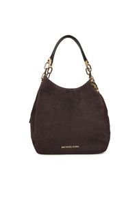 MICHAEL Michael Kors Torebka Lilie 30F3G0LE3S Brązowy. Kolor: brązowy. Materiał: skórzane, zamszowe