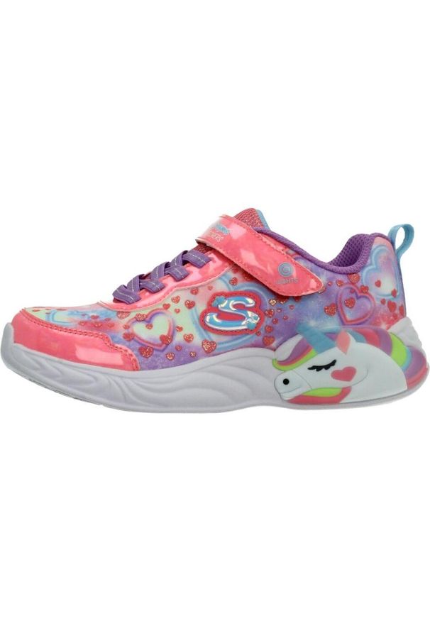 skechers - Kapcie SKECHERS 303063L Wielokolorowy. Okazja: na co dzień. Kolor: wielokolorowy. Materiał: syntetyk, materiał