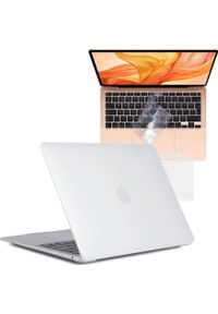 Etui Alogy Etui Alogy Hard Case mat do Apple MacBook Air 13 M1 2021 Biały + Nakładka na klawiaturę. Kolor: biały