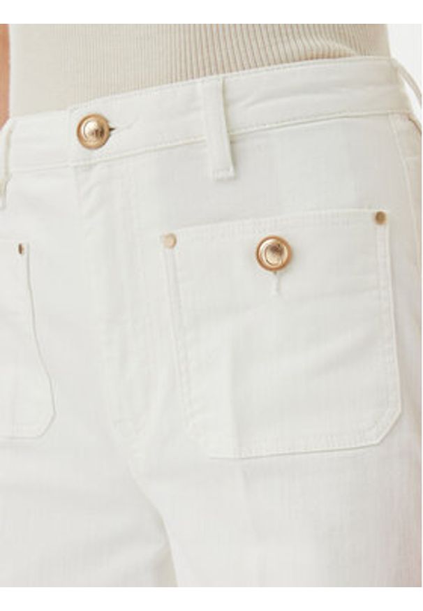 Guess Jeansy W5GA2J D5N71 Biały Wide Leg. Kolor: biały