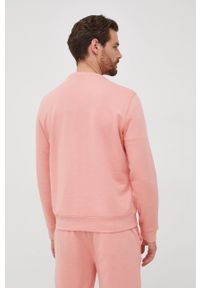 BOSS bluza bawełniana BOSS CASUAL męska kolor różowy gładka. Okazja: na co dzień. Kolor: różowy. Materiał: bawełna. Wzór: gładki. Styl: casual #2