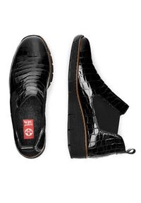 Rieker Sztyblety 53794-01 Czarny. Kolor: czarny. Materiał: skóra #5