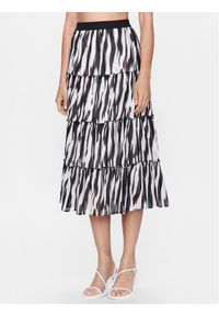 Marc Aurel Spódnica midi 2269 1020 93198 Czarny Regular Fit. Kolor: czarny. Materiał: bawełna