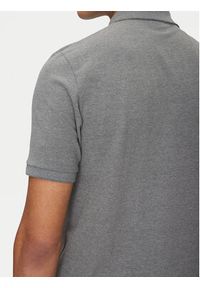 Selected Homme Polo 16095851 Szary Slim Fit. Typ kołnierza: polo. Kolor: szary. Materiał: bawełna