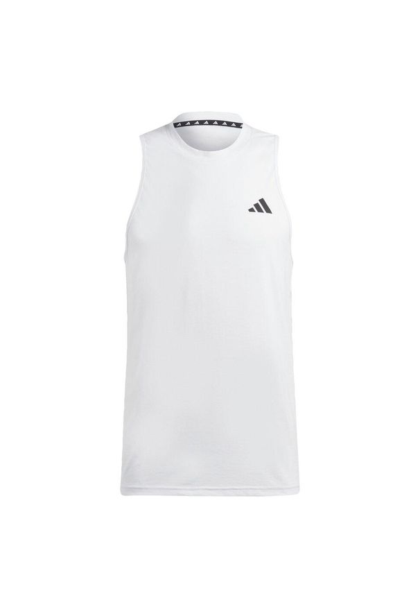 Adidas - Train Essentials Feelready Training Sleeveless Tee. Kolor: czarny, biały, wielokolorowy. Materiał: materiał. Długość rękawa: bez rękawów. Styl: sportowy