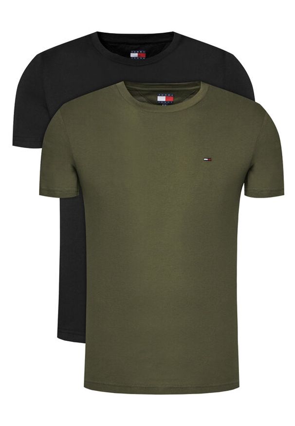 Tommy Jeans Komplet t-shirtów DM0DM20687 Kolorowy Regular Fit. Materiał: bawełna. Wzór: kolorowy