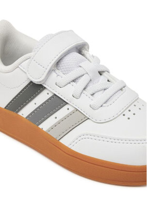 Adidas - adidas Sneakersy Breaknet 2.0 JI0962 Biały. Kolor: biały. Materiał: skóra