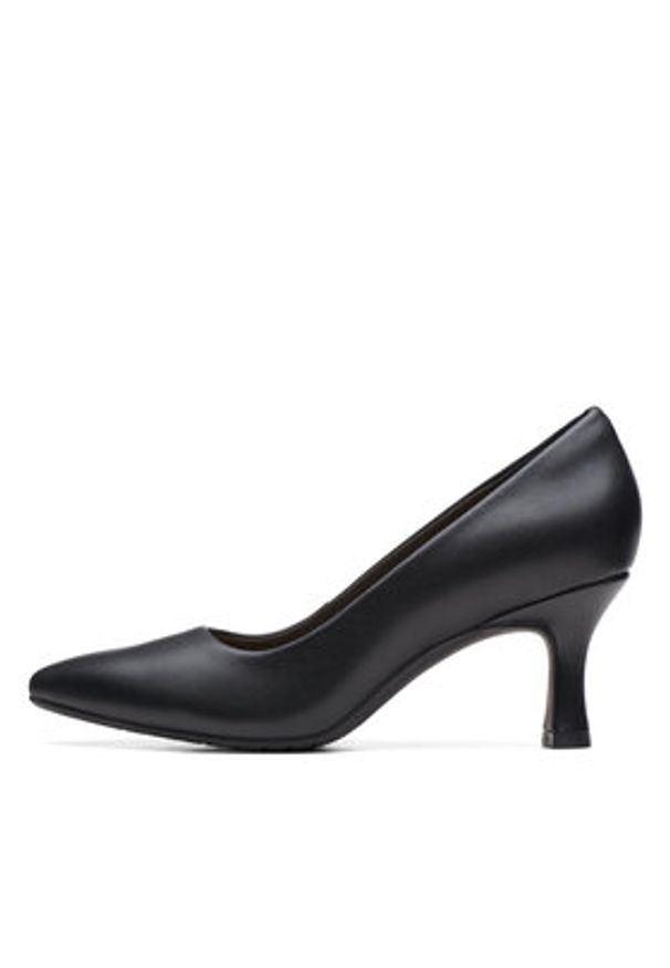 Clarks Półbuty Kataleyna Gem 26171219 Czarny. Kolor: czarny. Materiał: skóra