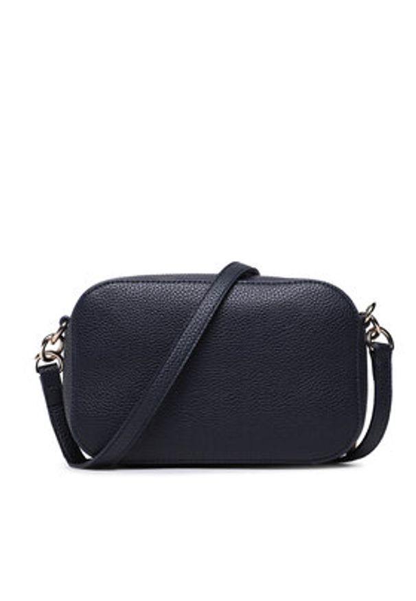TOMMY HILFIGER - Tommy Hilfiger Torebka Th Emblem Camera AW0AW14501 Granatowy. Kolor: niebieski. Materiał: skórzane
