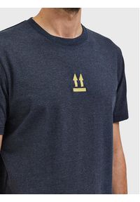 Selected Homme T-Shirt Armin 16085666 Granatowy Slim Fit. Kolor: niebieski. Materiał: bawełna #4