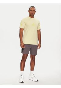 Adidas - adidas T-Shirt Z.N.E. JD5981 Żółty Regular Fit. Kolor: żółty. Materiał: bawełna #4