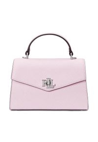 Lauren Ralph Lauren - LAUREN RALPH LAUREN Torebka Farrah 431966765002 Różowy. Kolor: różowy. Materiał: skórzane