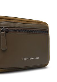 TOMMY HILFIGER - Tommy Hilfiger Saszetka Th Casual Suede Camera Bag AM0AM13231 Zielony. Kolor: zielony. Materiał: zamsz, skóra