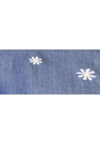 TOP SECRET - Casualowa koszula z haftem. Okazja: na co dzień. Kolor: niebieski. Materiał: jeans. Długość: długie. Wzór: kwiaty, haft. Sezon: wiosna, lato. Styl: casual #2