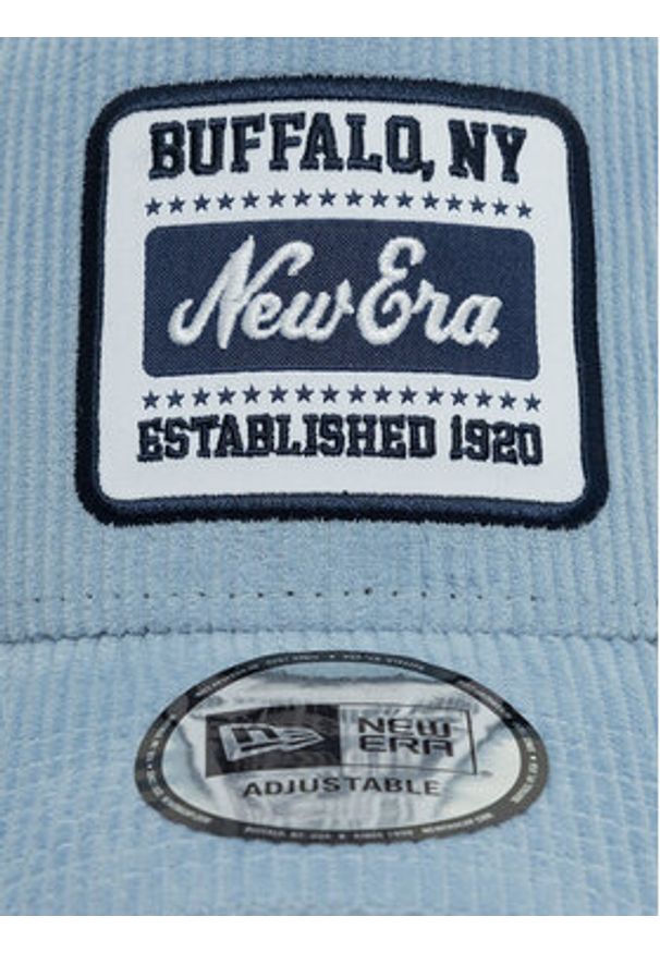 New Era Czapka z daszkiem Cord Patch 60603671 Niebieski. Kolor: niebieski. Materiał: poliester, materiał