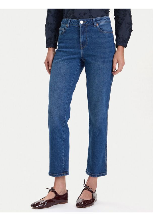 Vero Moda Jeansy Amara 10333585 Niebieski Straight Fit. Kolor: niebieski