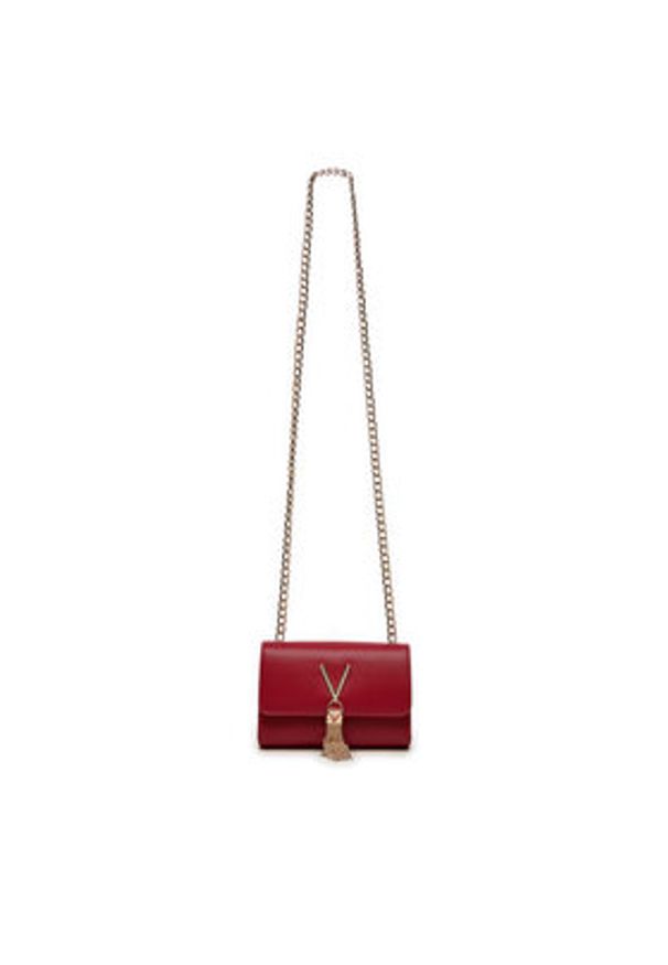 VALENTINO - Valentino Torebka Divina VBS1R403G Czerwony. Kolor: czerwony. Materiał: skórzane