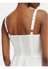 Guess Sukienka letnia W6GK44 W1884 Biały Regular Fit. Kolor: biały. Materiał: bawełna. Sezon: lato #2