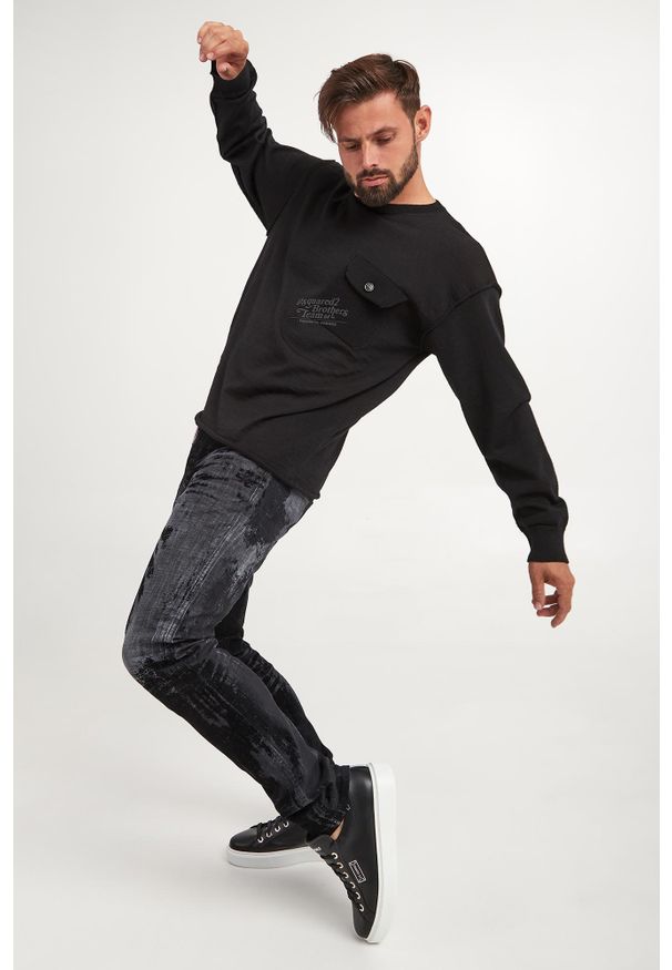 Sweter męski wełniany DSQUARED2. Materiał: wełna