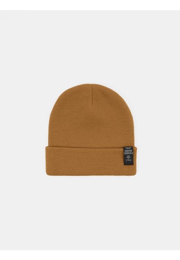 Sinsay - Czapka beanie - beżowy. Kolor: beżowy