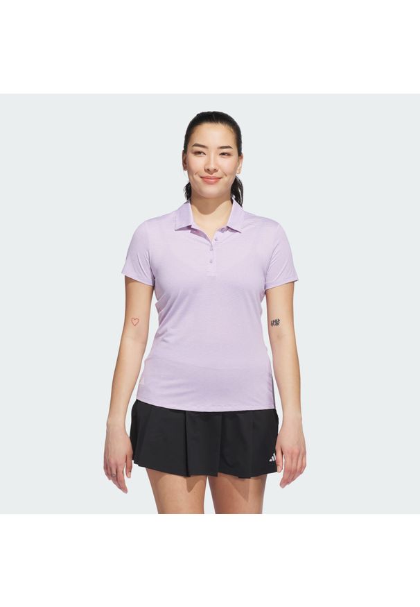 Adidas - Koszulka polo z krótkim rękawem Women's Ottoman. Typ kołnierza: polo. Kolor: różowy. Materiał: materiał. Długość rękawa: krótki rękaw. Długość: krótkie. Styl: klasyczny, sportowy