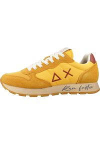 Buty SUN68 TOM VINTAGE Żółty. Kolor: żółty. Materiał: tkanina, skóra. Sport: turystyka piesza #2