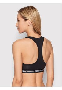 Puma Biustonosz top Racer Back 907862 Czarny. Kolor: czarny. Materiał: bawełna #2