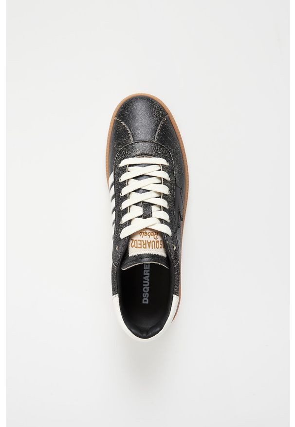 Sneakersy męskie skórzane DSQUARED2. Materiał: skóra