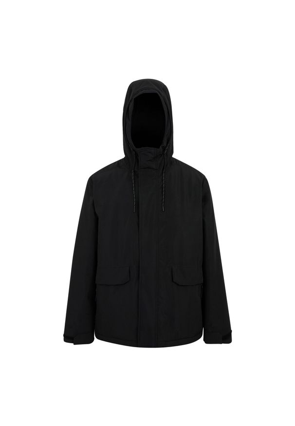 Regatta - Męska Wodoodporna Kurtka Ocieplana Sterlings. Kolor: czarny. Sport: turystyka piesza