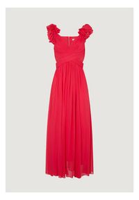 Morgan Sukienka wieczorowa 251-RISSAL Koralowy Regular Fit. Kolor: pomarańczowy. Materiał: syntetyk. Styl: wizytowy #2