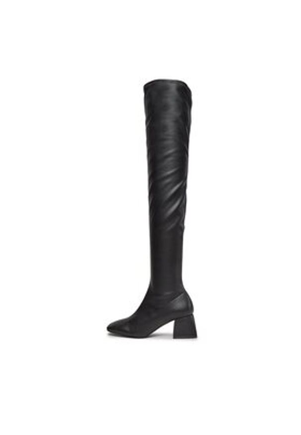 Pollini Kozaki SA26196C0HTT0000 Czarny. Kolor: czarny. Materiał: skóra