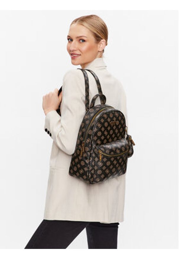 Guess Plecak House Party (PB) HWPB86 86330 Brązowy. Kolor: brązowy. Materiał: skóra