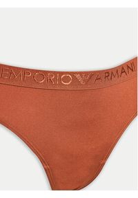 Emporio Armani Underwear Komplet 2 par stringów 163333 4R235 01656 Brązowy. Kolor: brązowy. Materiał: syntetyk #3