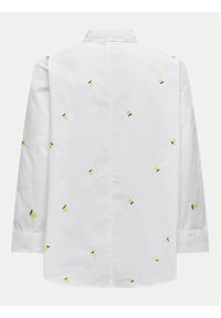 only - ONLY Koszula 15283743 Biały Box Fit. Kolor: biały. Materiał: bawełna #7