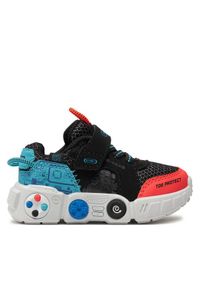 skechers - Skechers Sneakersy Lil Gametronix 402262N/BKMT Czarny. Kolor: czarny. Materiał: materiał