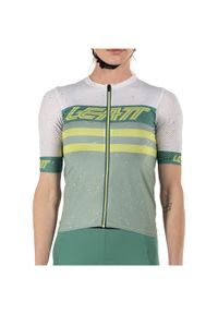 Koszulka rowerowa damska LEATT Jersey MTB Endurance 6.0 Women. Kolor: szary, wielokolorowy, niebieski. Materiał: jersey