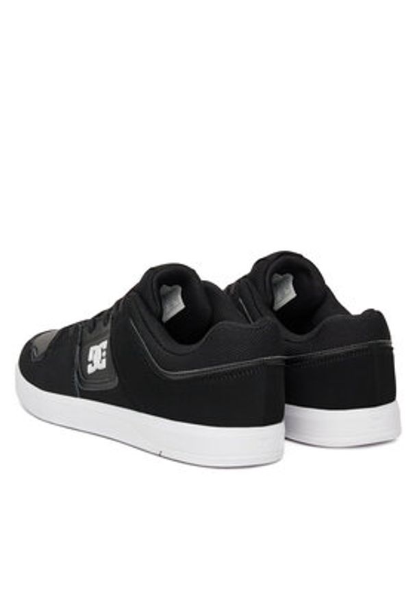 DC Shoes Sneakersy CURE ADYS400073-BLK Czarny. Kolor: czarny. Materiał: nubuk, skóra
