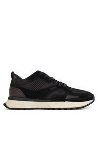 BOSS Sneakersy Jonah 50542119 Czarny. Kolor: czarny. Materiał: zamsz, skóra