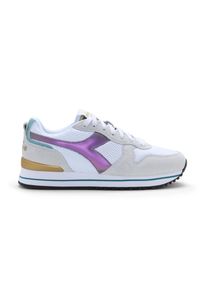 Diadora - Sneakersy damskie DIADORA OLYMPIA PLATFORM GLITTER RAINBOW WN. Kolor: szary. Obcas: na platformie #1