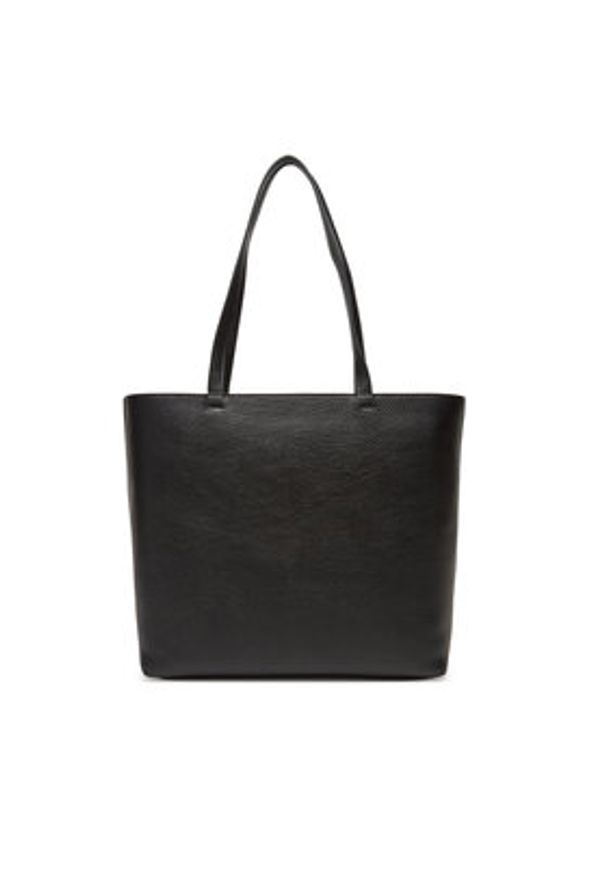 Tommy Jeans Torebka Tjw Must Tote AW0AW17549 Czarny. Kolor: czarny. Materiał: skórzane